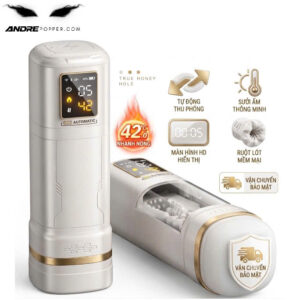 Máy Sục Tự Động Cho Nam Verna | Tỏa Nhiệt 42°C Vừa Rung Vừa Sục Nhỏ Gọn Cực Phê